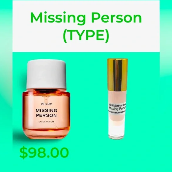 Missing Person Phlur ( TYPE) Perfume Oil - Picture 1 of 3